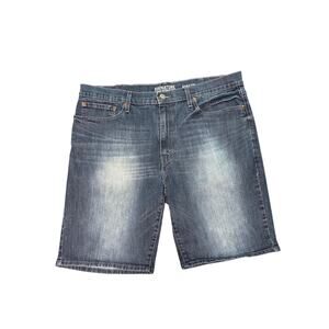 Signature by Levi Strauss Men's Athletic Fit Denim Shorts Blue Jorts Size 38W